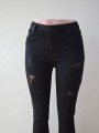 Jeans Negro Roto