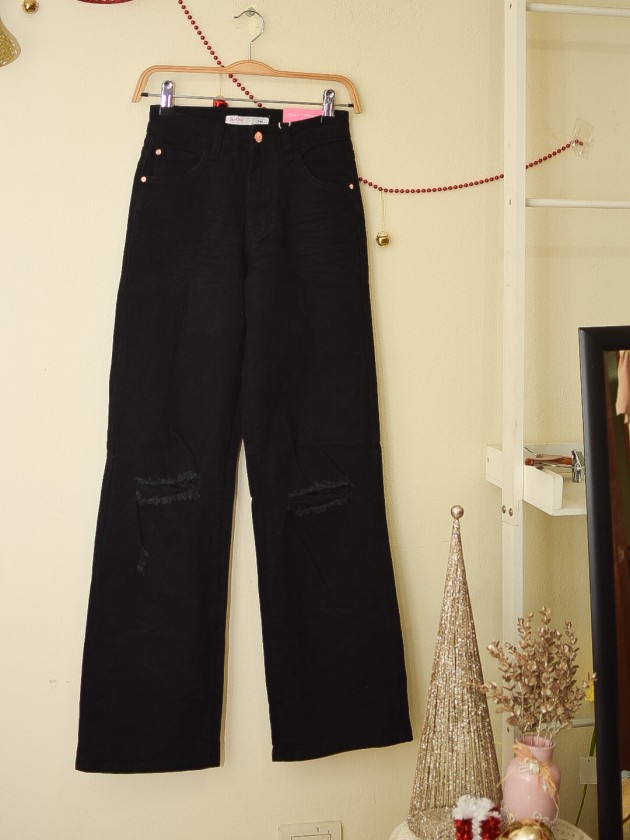 Jeans Flare Negro