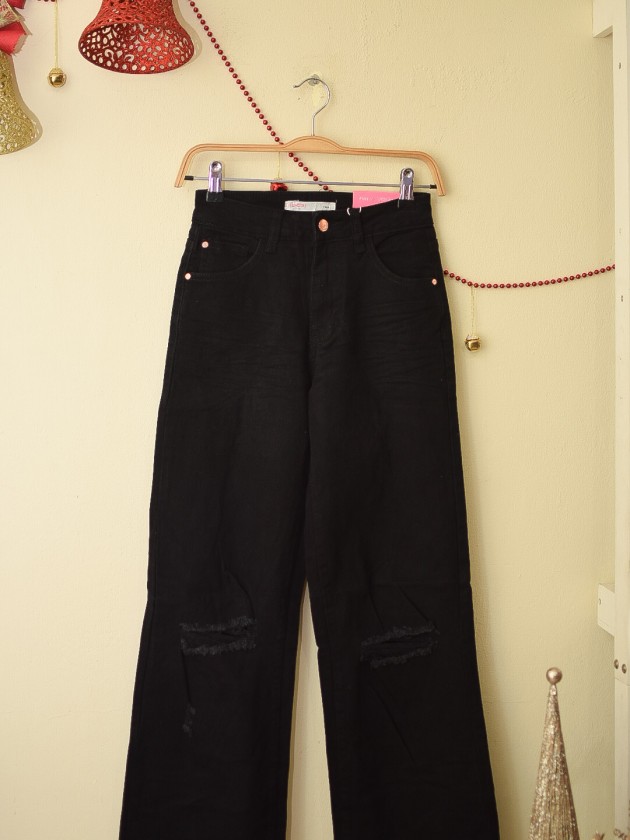 Jeans Flare Negro