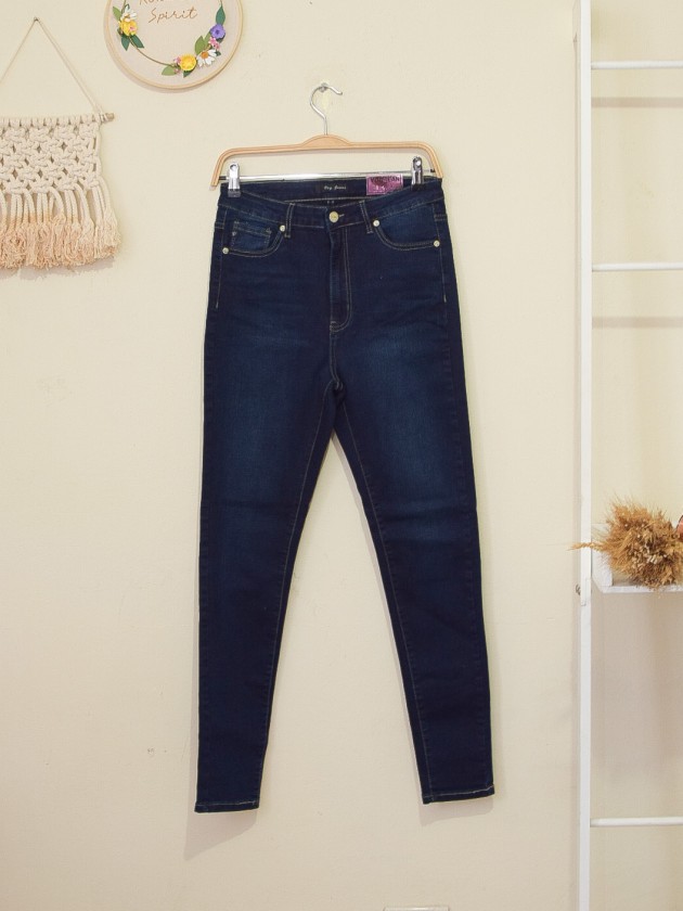 Skinny jeans azul negro