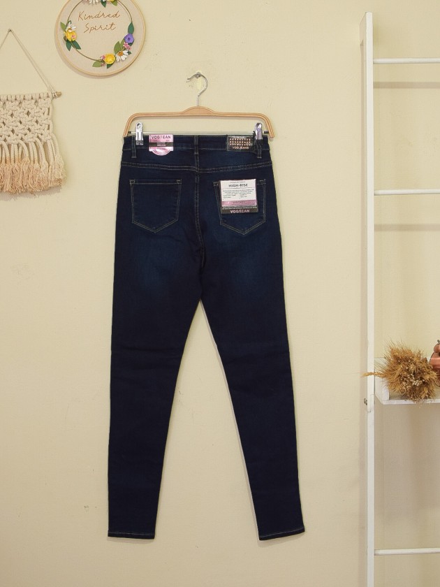 Skinny jeans azul negro