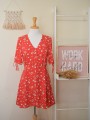 Vestido floral con mangas