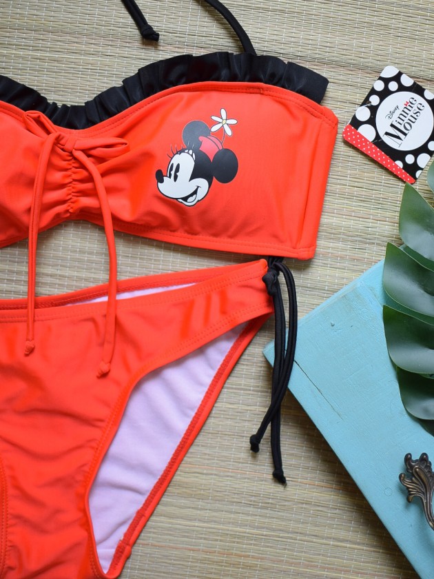 Bikini Minnie Mouse rojo