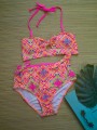 Bikini tribal rosa-naranja