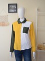 Blusa bicolor 